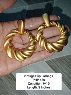 Magic Vintage Clip Earrings