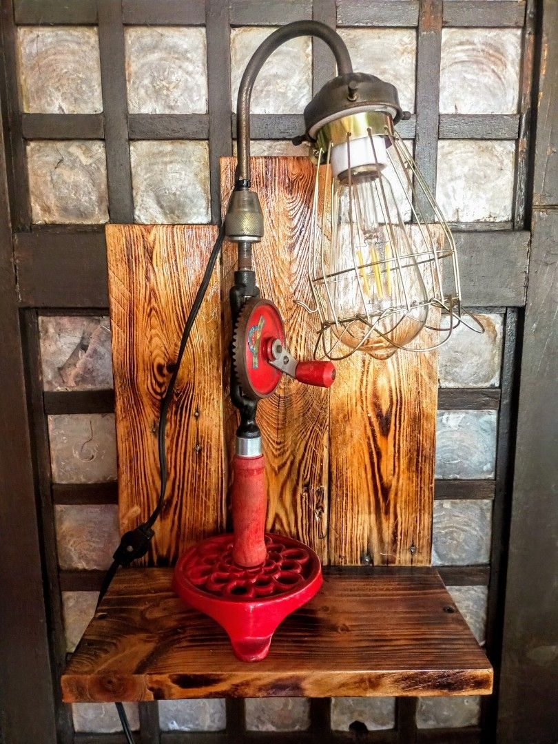 Vintage repurposed lamp (Category: Lighting) located in Quezon City. Submitted by dello5 (Listing ID 1297851632, Image 3). Description: vintage repurposed lamp -decluttering 2850php Tandang Sora QC.