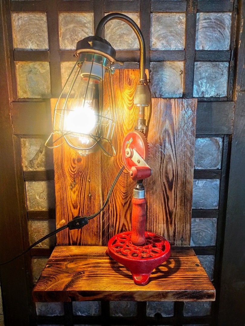 Vintage repurposed lamp (Category: Lighting) located in Quezon City. Submitted by dello5 (Listing ID 1297851632, Image 2). Description: vintage repurposed lamp -decluttering 2850php Tandang Sora QC.