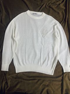 Knitted Sweater Unisex Off White