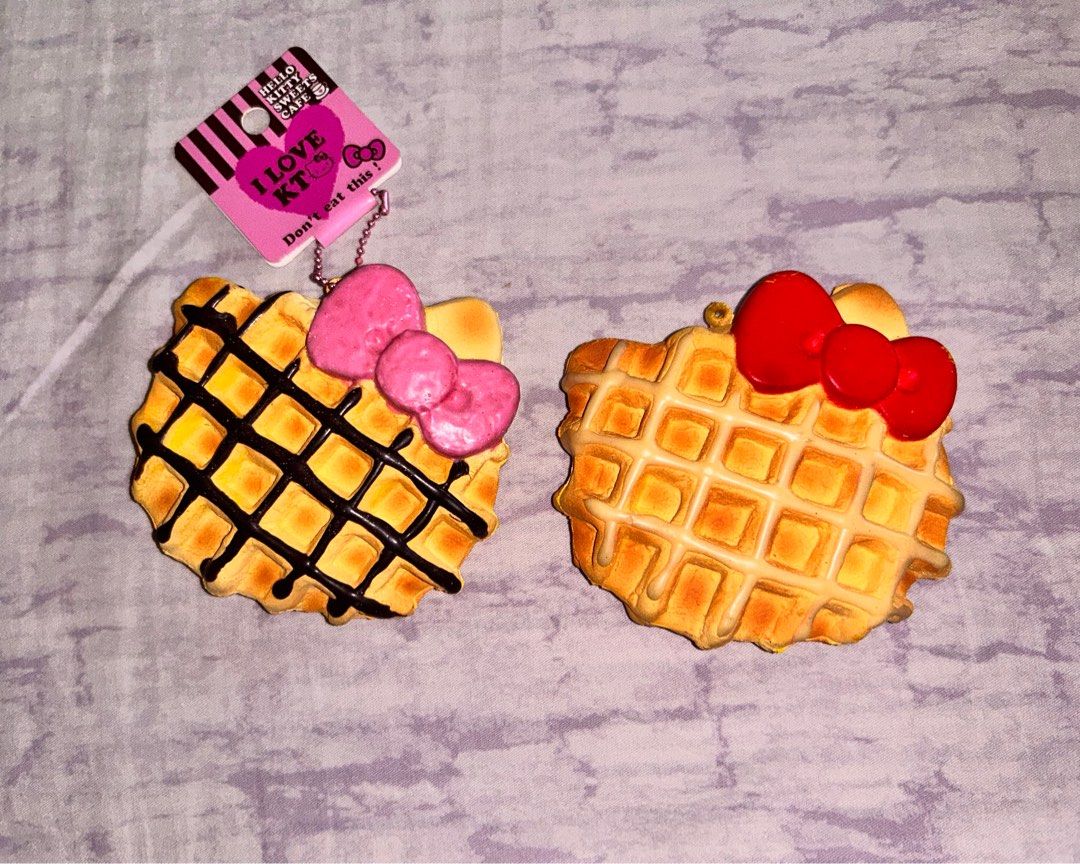 wts hello kitty sanrio waffle squishy!, Hobbies Toys, Toys
