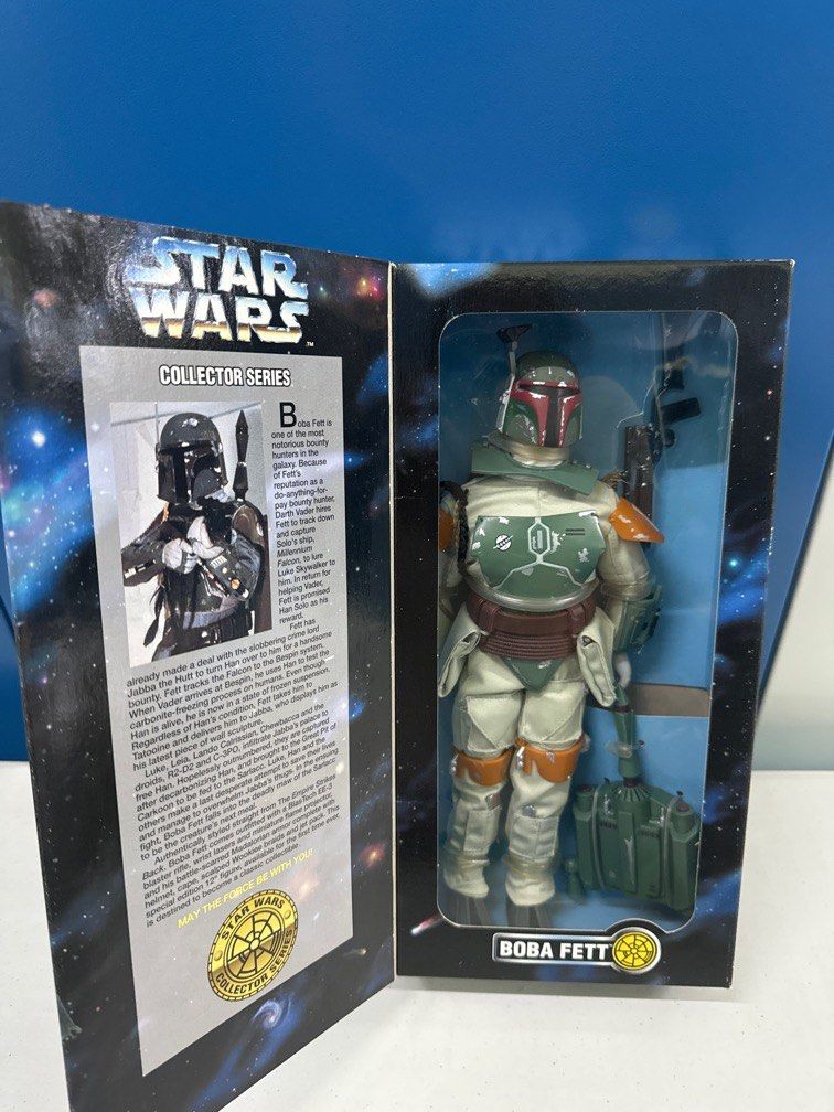 Figurine Star Wars Boba Fett - Power Of The Force Deluxe - Kenner Hasbro 1996