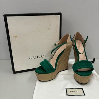 247001917 GUCCI SHOES WEDGES SIZE 40