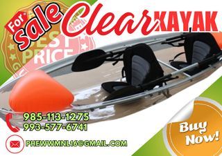 2 SEATERS CLEAR KAYAK