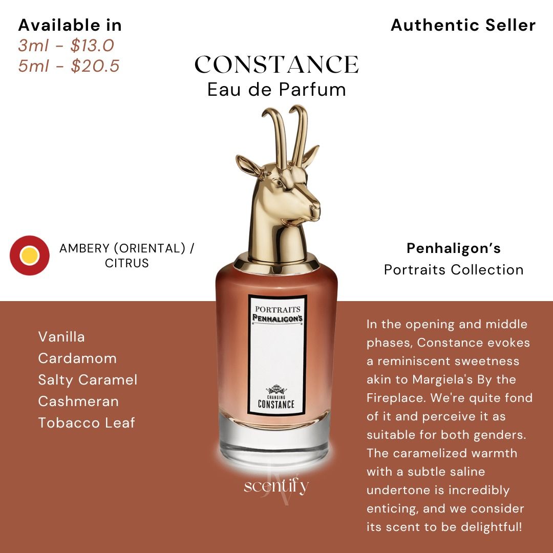 3ml 5ml Decant] Penhaligon's Changing Constance EDP, Beauty