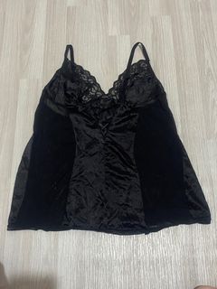 90s vintage y2k silk mesh Rene Rafe lingerie corset top gothic goth grunge
