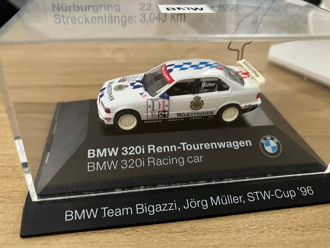 Rare Herpa 1:87 BMW 320i STW 1996 Jörg Müller