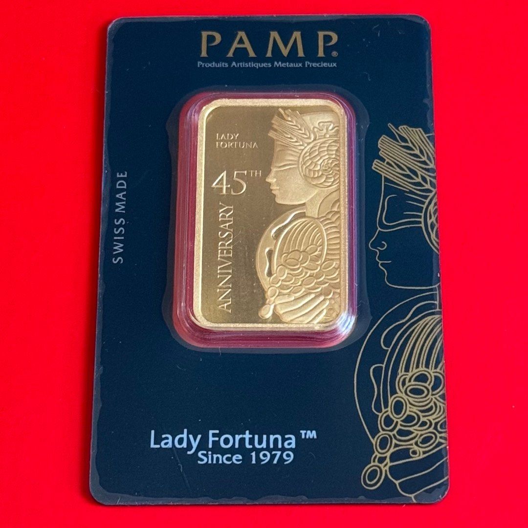 獨家現貨平靚正瑞士PAMP財富女神金條1盎司45周年特別版, 家庭電器, 其他家庭電器- Carousell