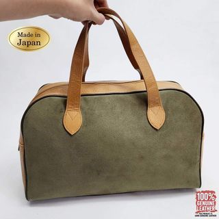 💯% Authentic JAPAN Genuine Leather Minimalist XL Duffel Bag - Highly Durable (Can be His or Hers)