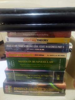 ACCOUNTING BOOKS AND HANDOUTS 