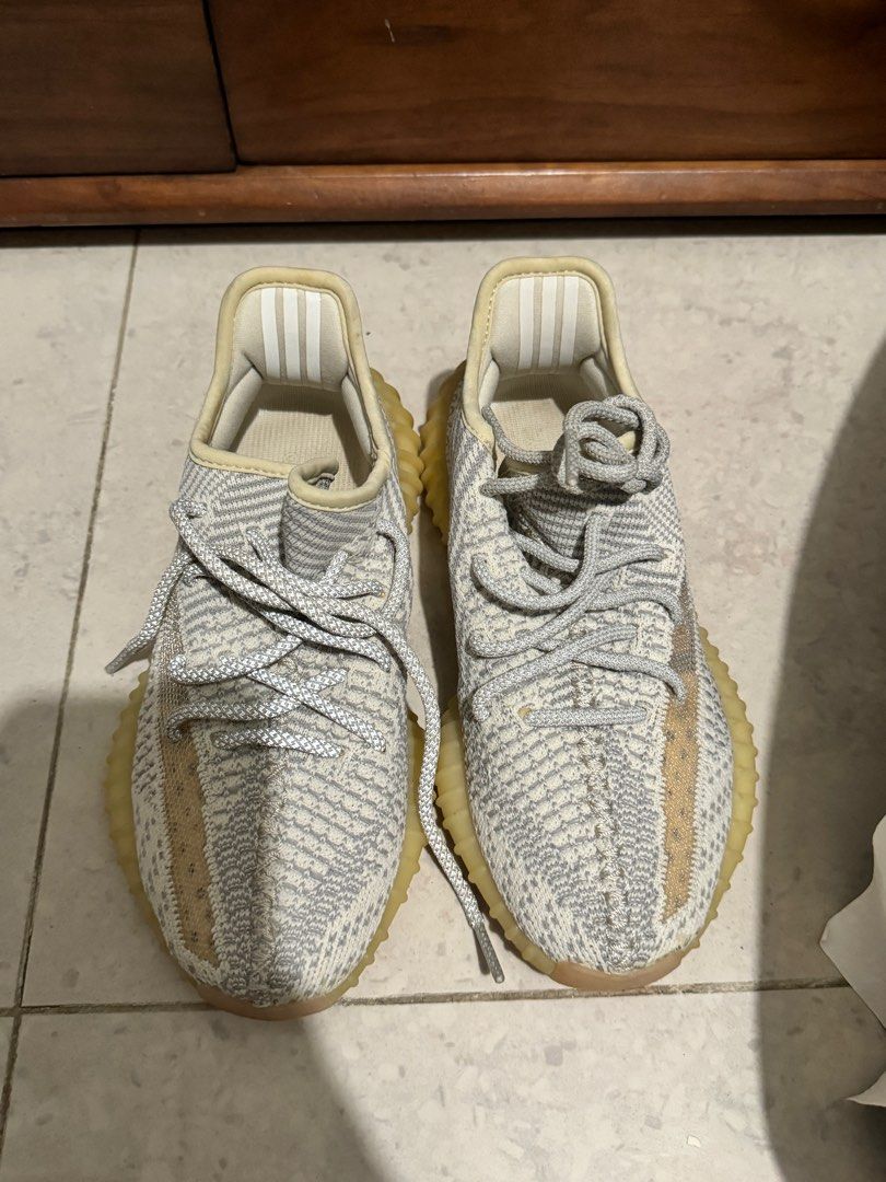 sacai clot net orange blaze on feet