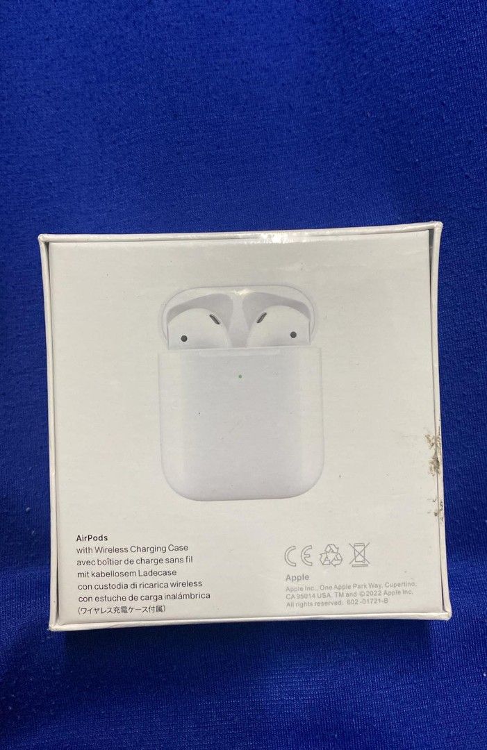Airpods gen 2 (Category: Headphones & Headsets) located in Manila. Submitted by pricious (Listing ID 1298056935, Image 2). Description: apple airpods gen 2 w/ serial no. searchable PM ko sayo serial no. but expired na yung warranty kaya benebenta kona lang ng mura bentahan ko dati (2500) 1300 na lang po . BRANDNEW PM FOR DETAILS courier: lalamove|jnt | LBC MOP : gcash • bpi manila no refund policy ‼️.