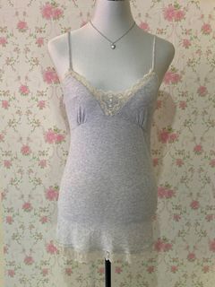 american eagle outfitters grey cami lace top princess sawako outfit inspo ank rouge axes femme