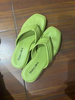 Apple/Lime Green Platform Sandals Y2K (nego)