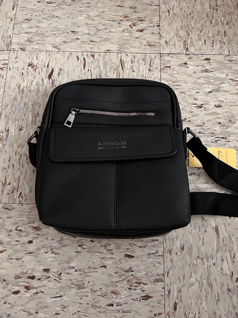 Arrow Black Sling Bag