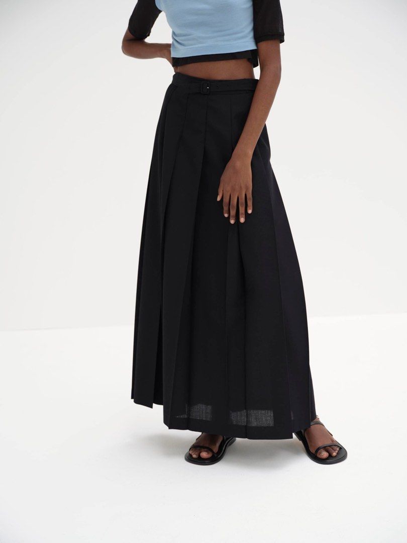 スカート AURALEE TROPICAL WOOL KID MOHAIR SKIRT 0 AURALEE TROPICAL WOOL KID MOHAIR PLEATED SKIRT – Chum!