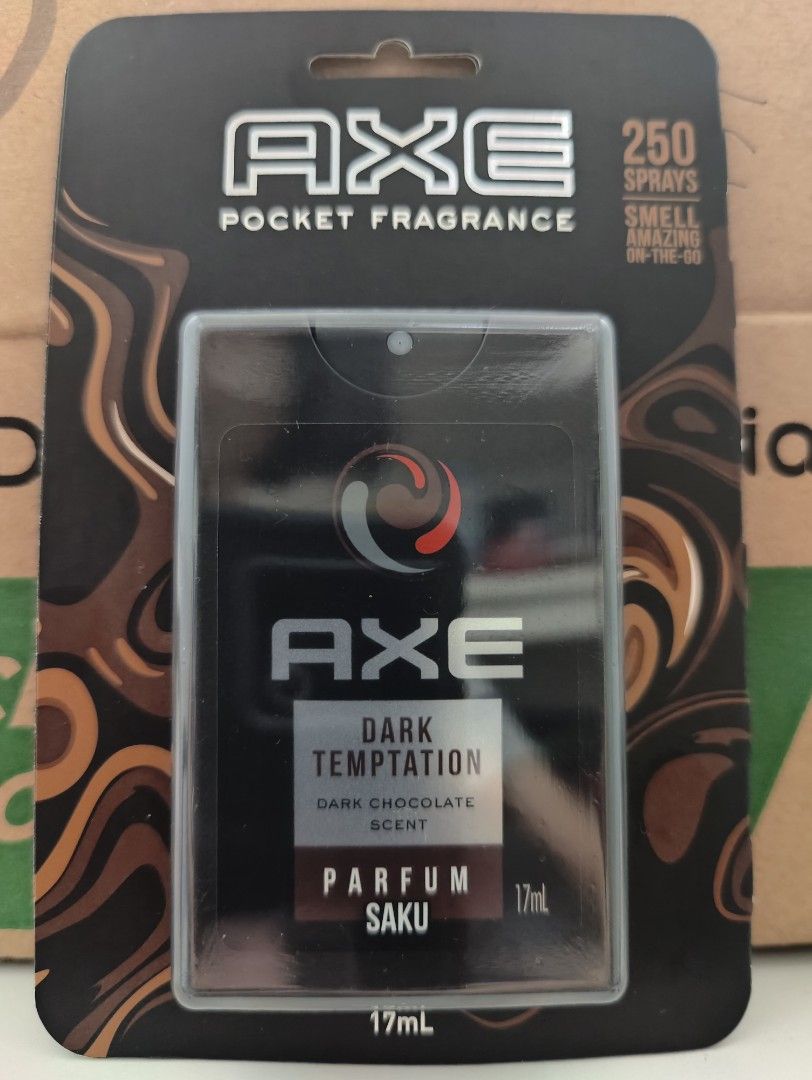 AXE Pocket Fragrance Dark Temptation Parfum Saku 17ml Dark Chocolate Scent