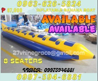 Banana Boat Inflatable 8 Seats Ready to Pick Up/Deliver