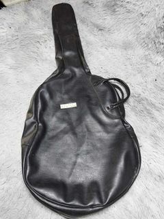 Black Leather Guitar Bag