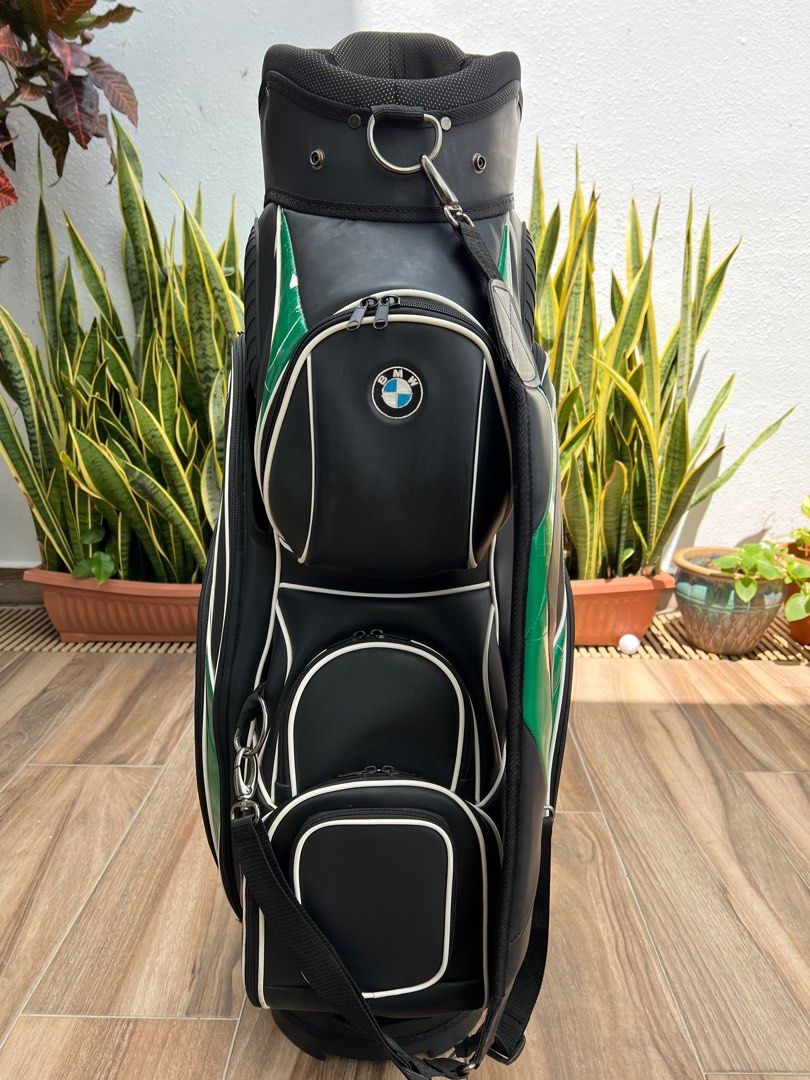 BMW Golf Cart Tour Bag USED Sports Equipment Sports Games Golf on Carousell
