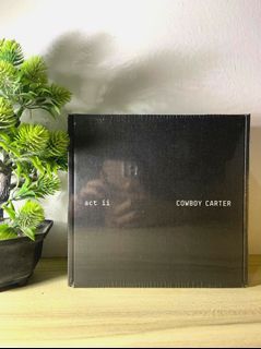 BOXSET/SEALED: BEYONCE- COWBOY CARTER LIMITED EDITION BOXSET CD WITH MEDIUM SHIRT (BOXSET NOT VINYL LP PLAKA)