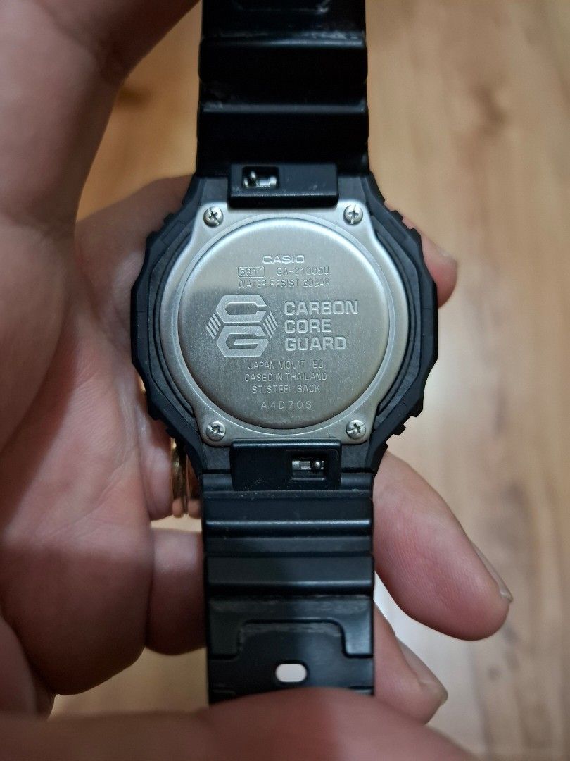 Casio G-Shock GA-2100 SU Casioak (Category: Men's Watches) located in Pasig City. Submitted by mirafelixedzel (Listing ID 1298015452, Image 3). Description: Casio G-Shock GA-2100 SU Casioak woodland camo meetups may be arranged 09223778818.