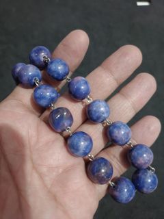 Ceramic bead necklace 19 inches.  13mm