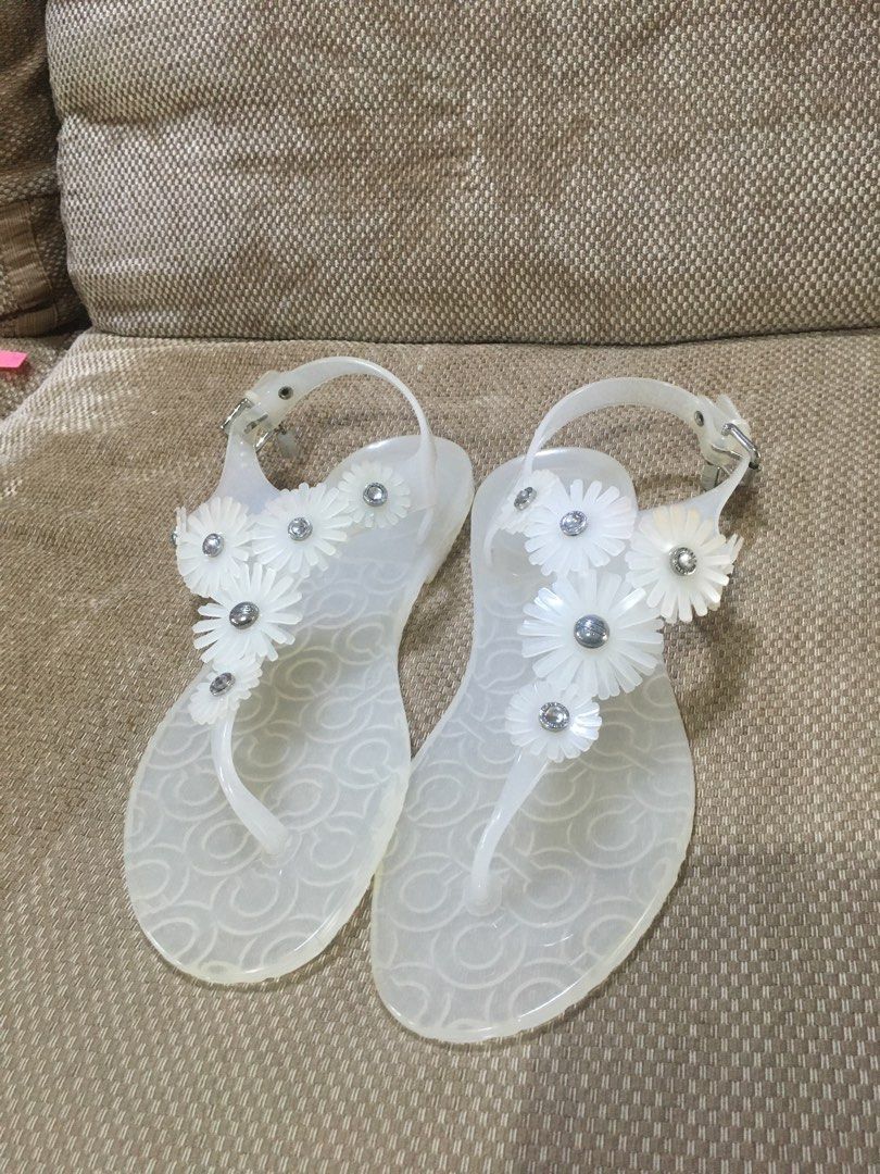 Coach Harmonie Jelly Thong Sandals Women s Fashion Footwear Sandals on Carousell