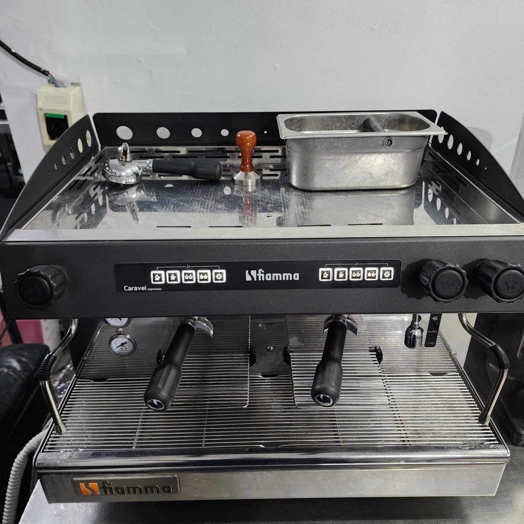 Commercial espresso machine/Fiamma Caravel 2 group Semi Automatic