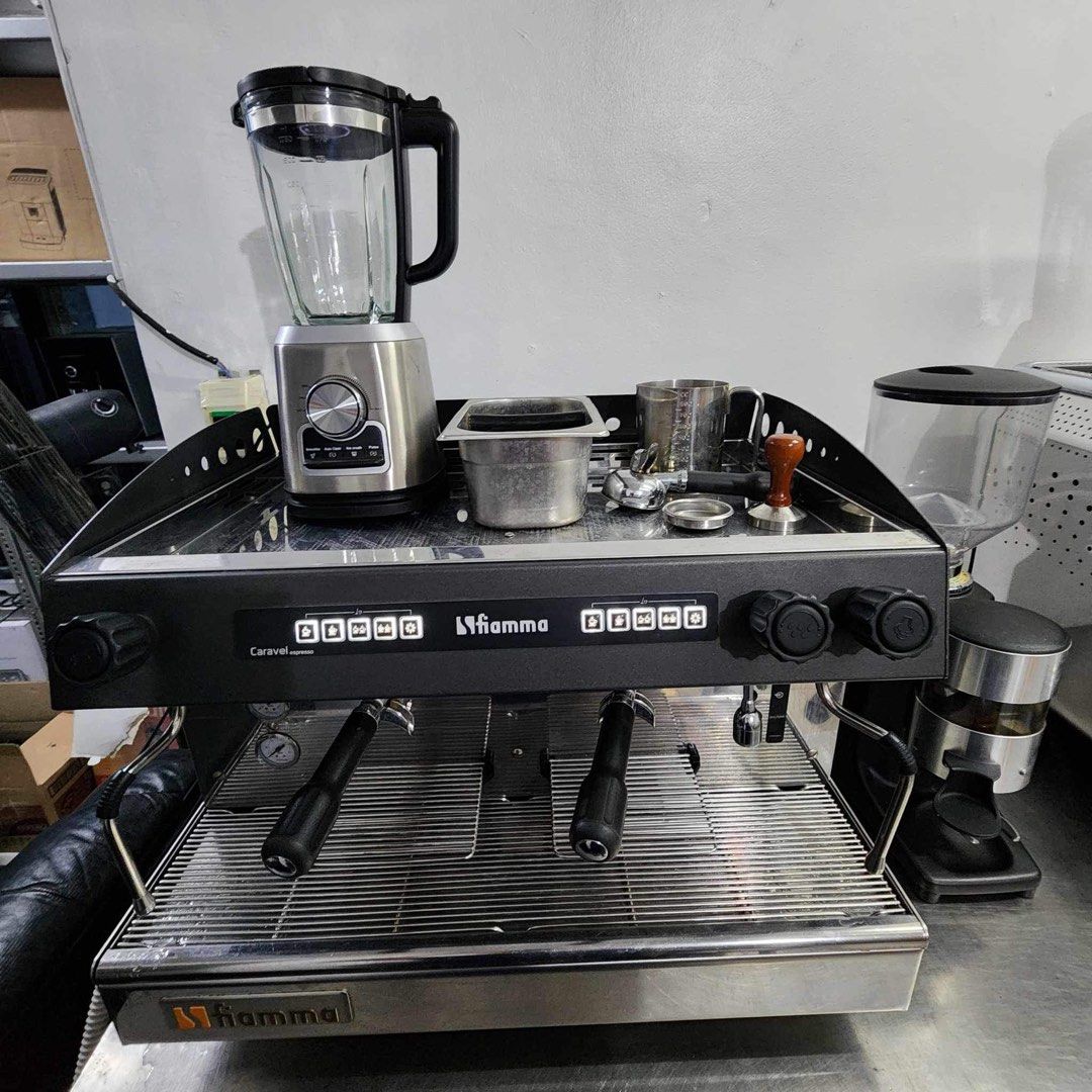 Commercial espresso machine Fiamma Caravel 2 group Semi Automatic TV Home Appliances Kitchen Appliances Coffee Machines Makers on Carousell
