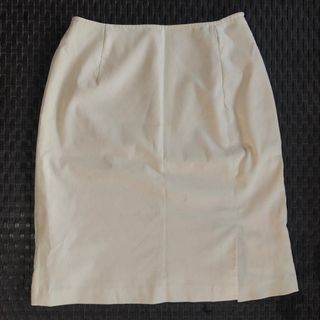 Cream Linen Skirt