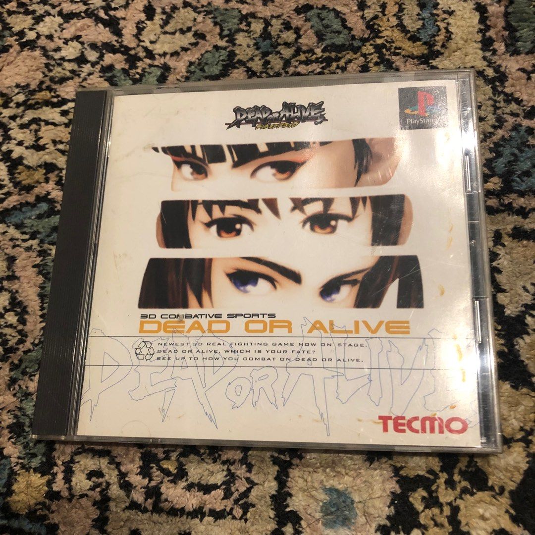 Dead Or Alive Japanese Playstation Game (Category: PlayStation) located in Binan City. Submitted by thriftwavesph (Listing ID 1298036875, Image 1). Description: signs of wear/cracks on case due to storage.