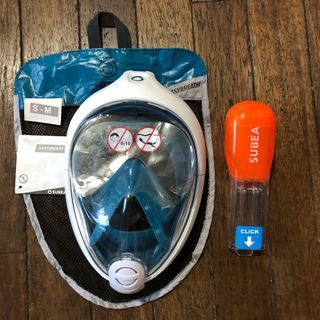 Decathlon Adult’s Easy breath snorkeling Mask SMALL - MEDIUM