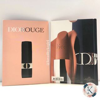 Dior Rouge Lip Card Sampler (4 Shades: 100 nude look, 200 Nude touch, 300 Nude style & 400 Nude line Velvet)