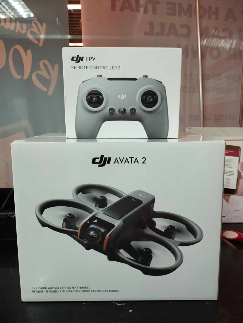 Dji Avata 2 Flymorecombo ( 3 batts ) (Category: Drones) located in Pasay City. Submitted by shansey21 (Listing ID 1297988828, Image 2). Description: Available!! Dji avata 2 flymorecombo ( 3 batts ) 55,900 also available dji controller 3 - 8,990 Brandnew and sealed Dji ph warranty.