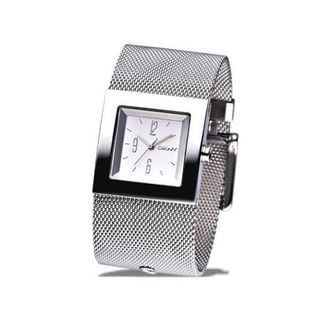 DKNY Square Dial Mesh Stainless Steel Silver  Bracelet Watch
