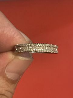 Eternity Ring White Gold k18 with Dia