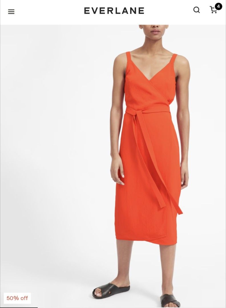 Everlane goweave wrap dress review best sale
