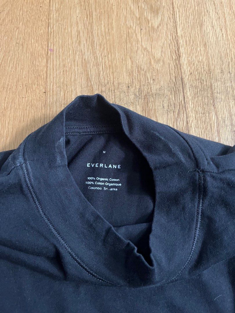 Everlane cotton mockneck tee new arrivals