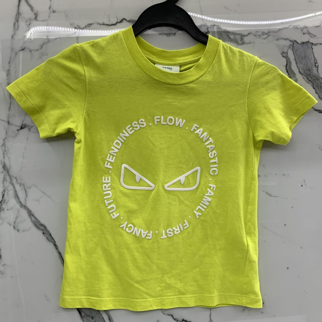 Fendi yellow eyes shirt online