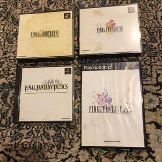 Final Fantasy VIII IX Tactics X2 Japanese JPN Game Lot