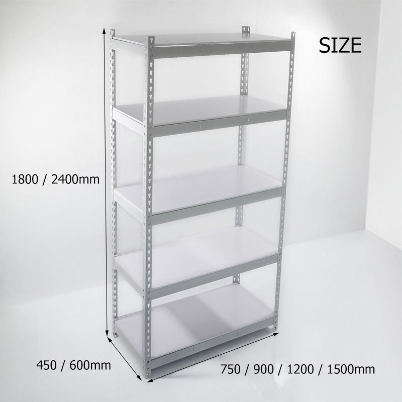 [FREE DELIVERY] 4-Tier 5-Tier Boltless Rack Metal Storage Rack for HDB ...