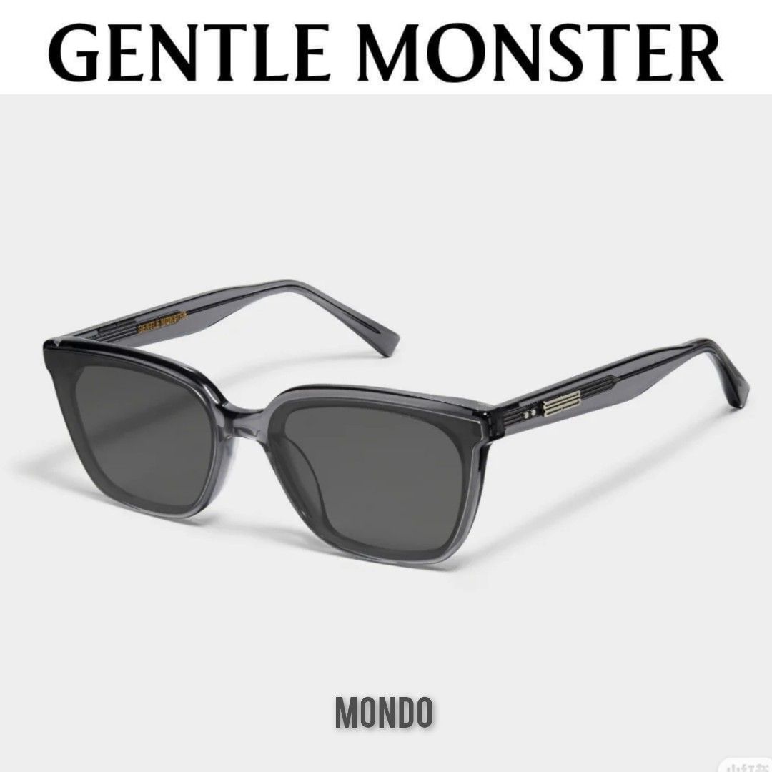 Gentle monster mondo g1 grey sunglasses 太陽眼鏡, 女裝, 手錶及配件