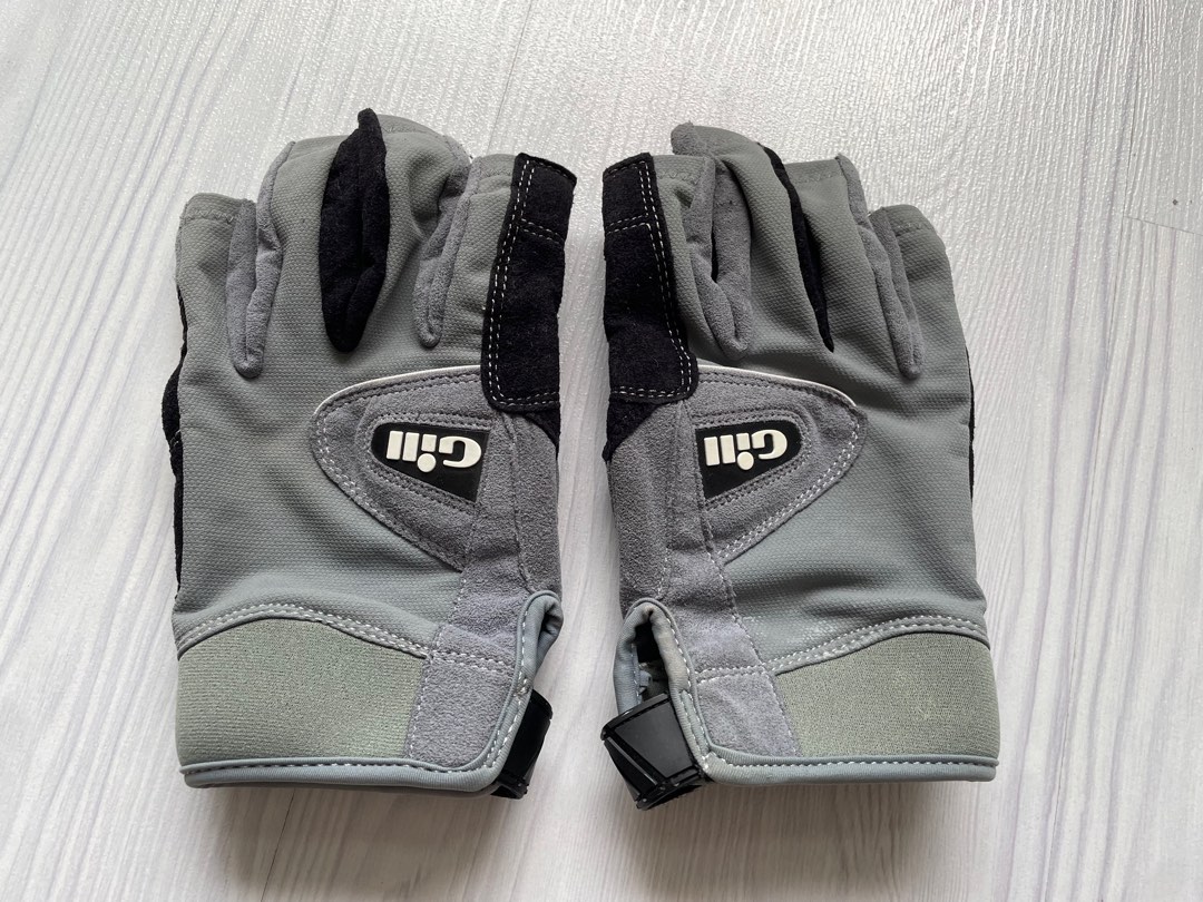 Gill Deckhand Gloves - Short Finger - Black XL