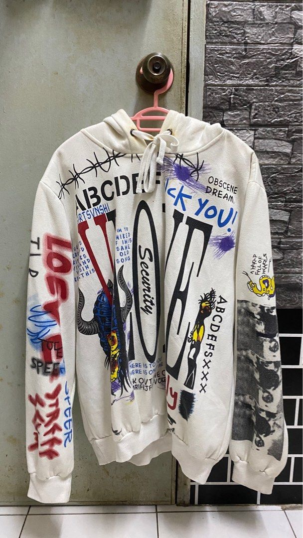Hoodie Vlone White Men s Fashion Tops Sets Hoodies on Carousell
