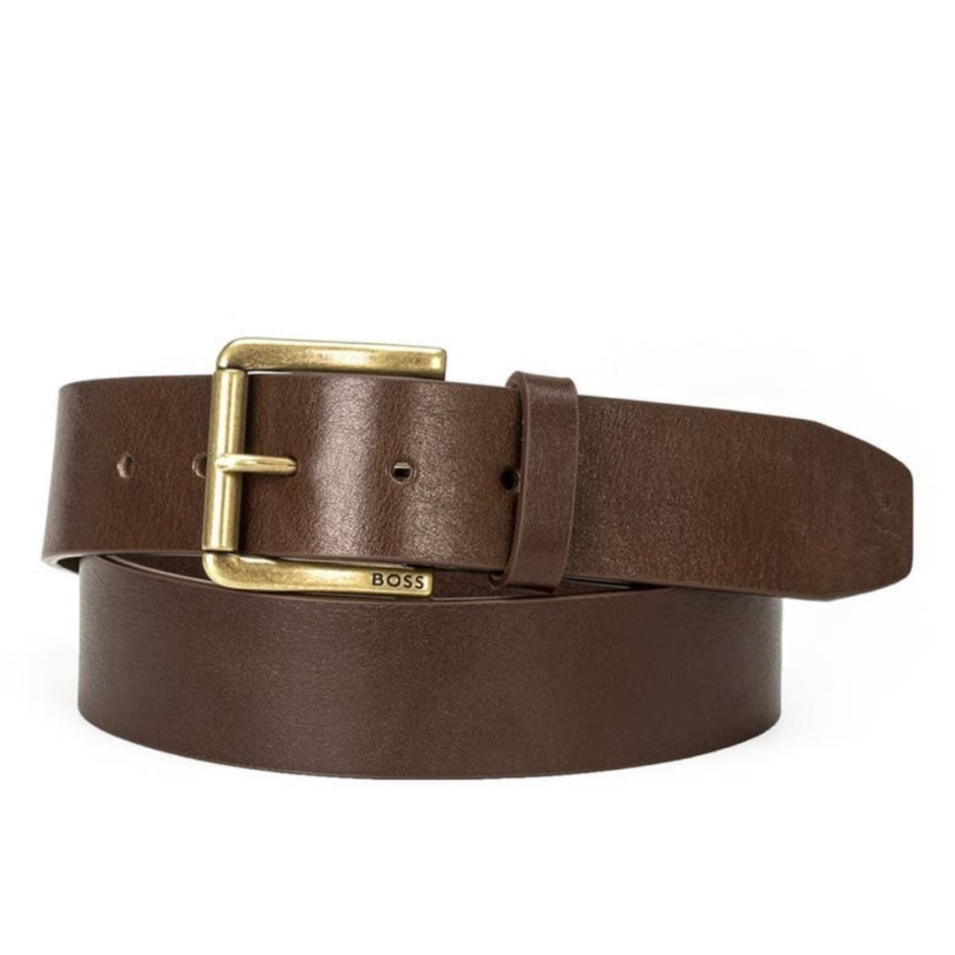 Hugo boss leather belt sale shop