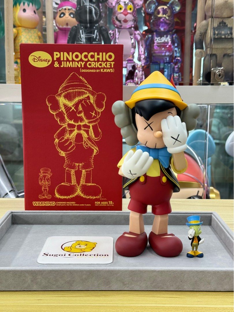 In Stock] Kaws Pinocchio & Jiminy Cricket (Edition of 500 from