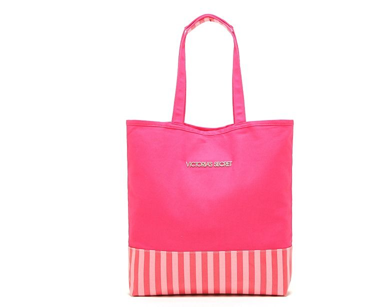 Instock VS VICTORIA S SECRET Hot Pink Shoulder Tote Bag GWP PO111500137 Free Smartpac Delivery Women s Fashion Bags Wallets Tote Bags on Carousell