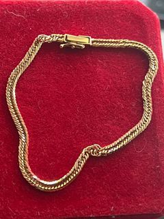 K18 japan gold kihei bracelet 18cm