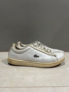 Lacoste white shoes